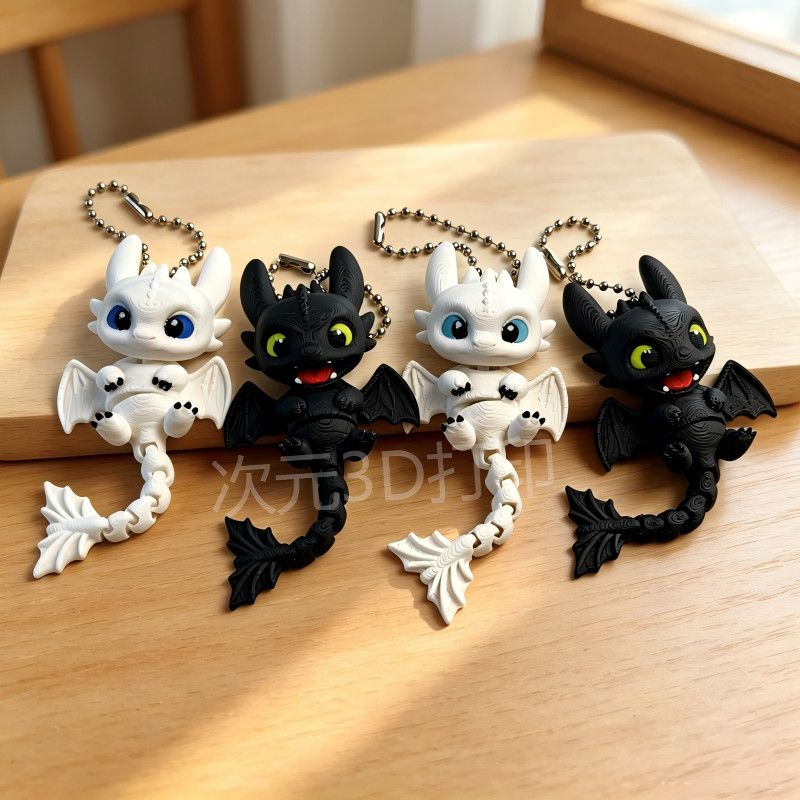Toothless Keychain 3D Printed  - Baby Gear review and price