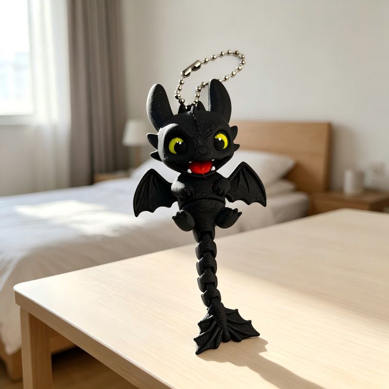 Toothless Keychain 3D Printed  - Baby Gear review and price