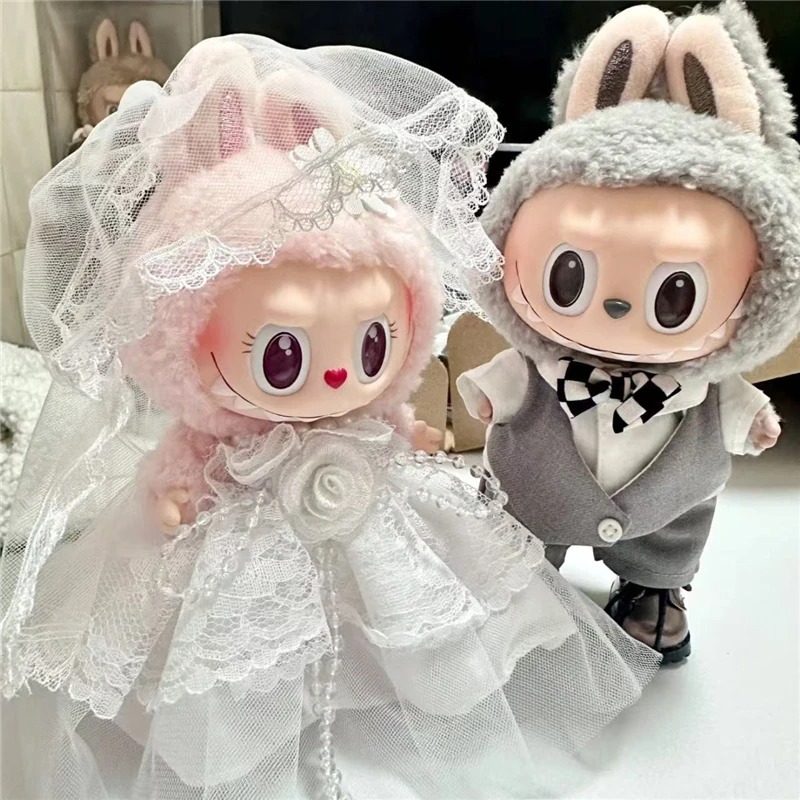 15 17cm For Labubu Doll Weddin - Baby Clothes review and price