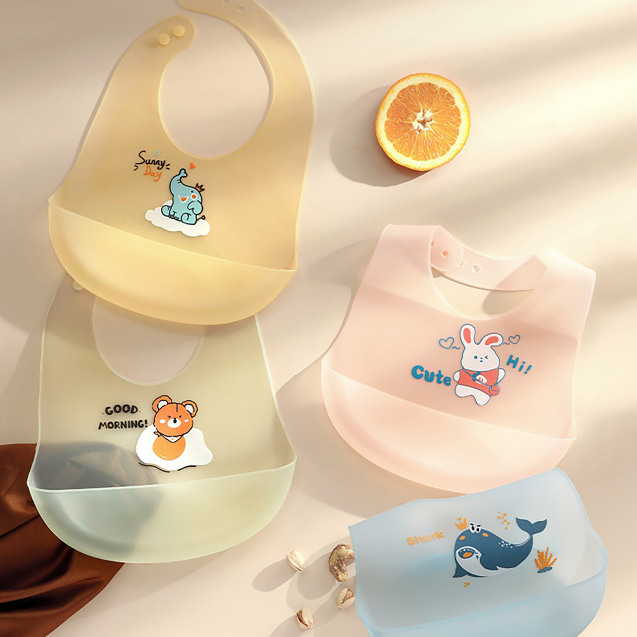 0-1Year Baby Silicone Bib Summ - Waterproof Baby Bibs Silicone review and price