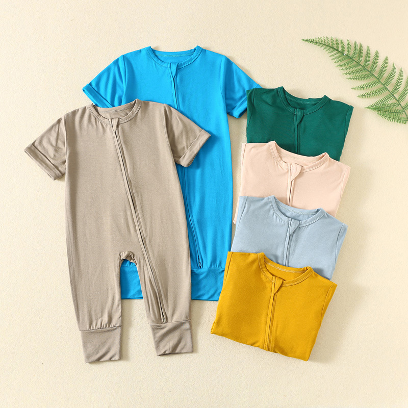 Somenie INS Style Baby Bamboo  - Cotton Baby Onesies Zipper review and price