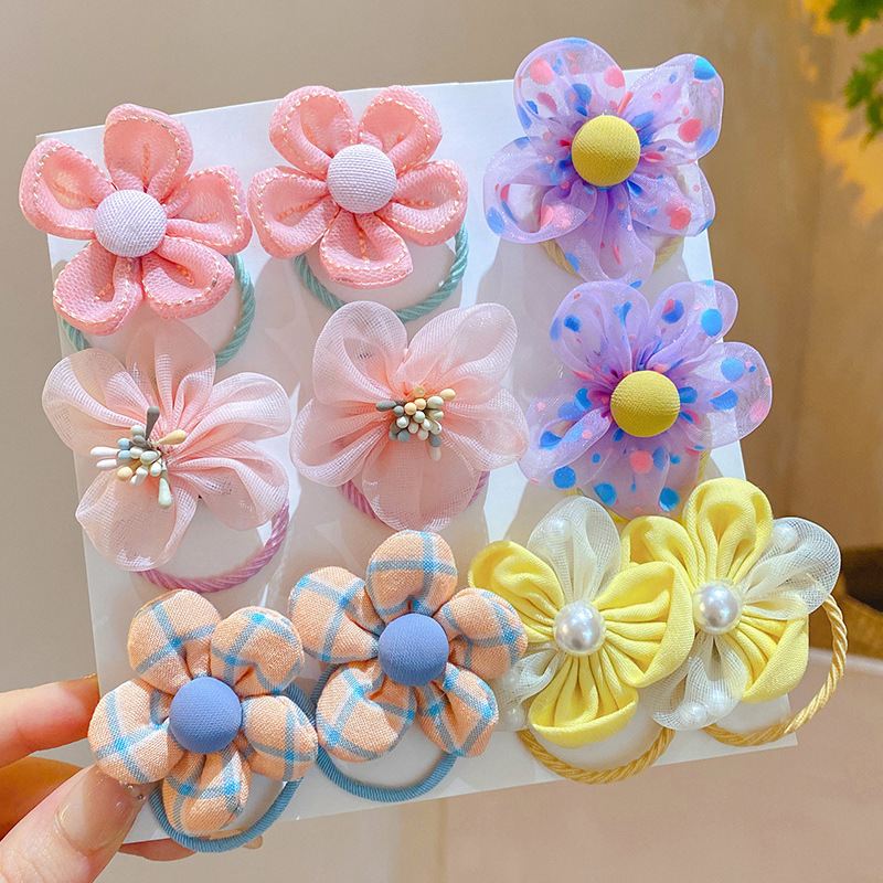 10Pcs Children's Mesh Flower H - Baby Gear review and price