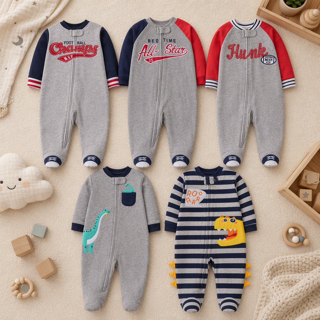 Infant Boys Double Sided Cotto - Cotton Baby Onesies Zipper review and price